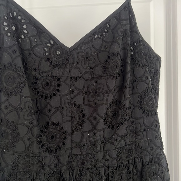 Madewell Size 0 Eyelet Mini Dress in Black - Picture 3 of 4